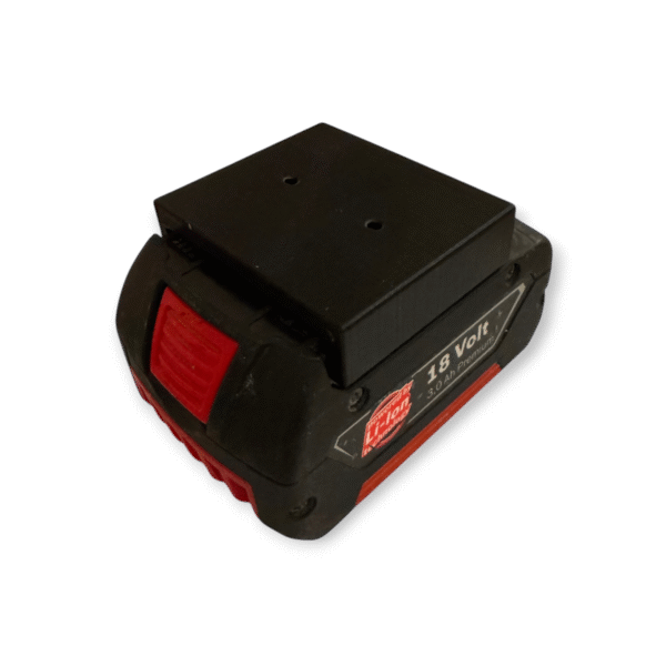 Bosch 18V Battery Holder fra R3DP – 3D-printet holder i slitesterk PET-G